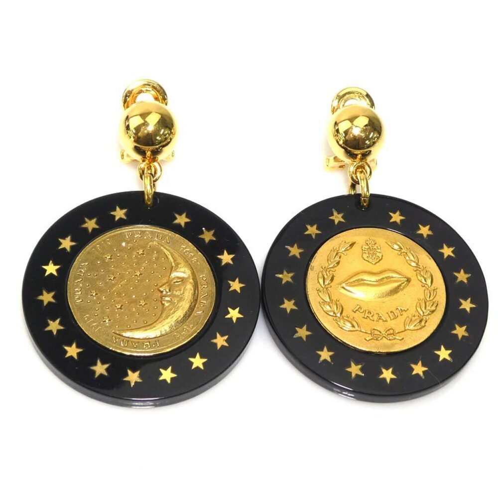 PRADA Black Earrings